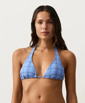 Halterneck Gingham Bikini