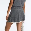 Herringbone Knit High Rise Seamless Skirt Herringbone Knit High Rise Seamless Skirt