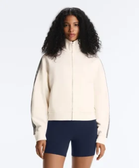 Herringbone Side Tape Piqué Cotton Jacket
