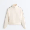 Herringbone Side Tape Piqué Cotton Jacket