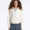 High Neck Knit Jacket
