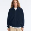 High Neck Knit Jacket