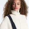 High Neck Knit Jacket