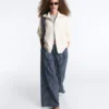 High Neck Knit Jacket