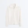 High Neck Knit Jacket