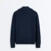 High Neck Knit Jacket