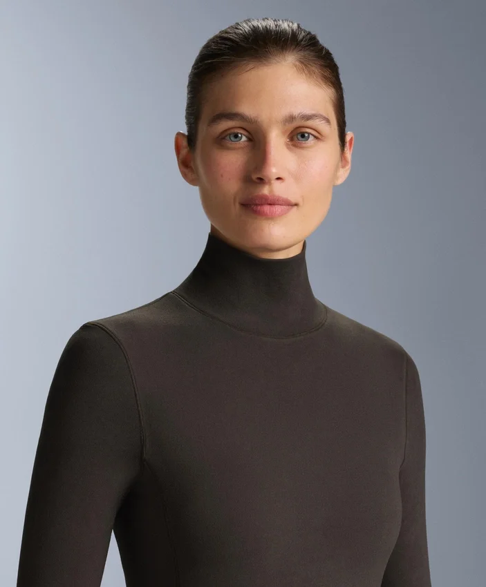 High-Neck Thermal Base Layer Fleece Top High-Neck Thermal Base Layer Fleece Top