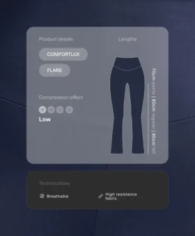 High-Rise Comfortlux Flare Trousers