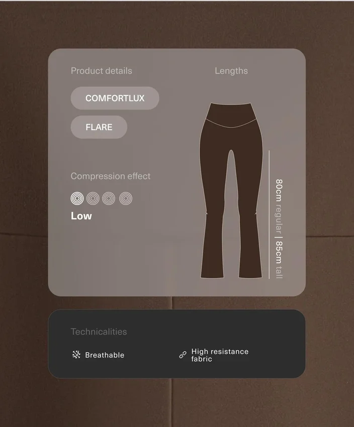 High-Rise Comfortlux Flare Trousers High-Rise Comfortlux Flare Trousers