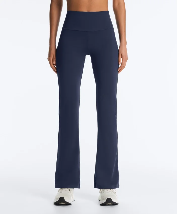 High-Rise Comfortlux Rib Flare Trousers High-Rise Comfortlux Rib Flare Trousers