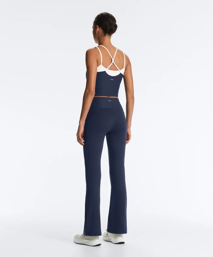 High-Rise Comfortlux Rib Flare Trousers High-Rise Comfortlux Rib Flare Trousers