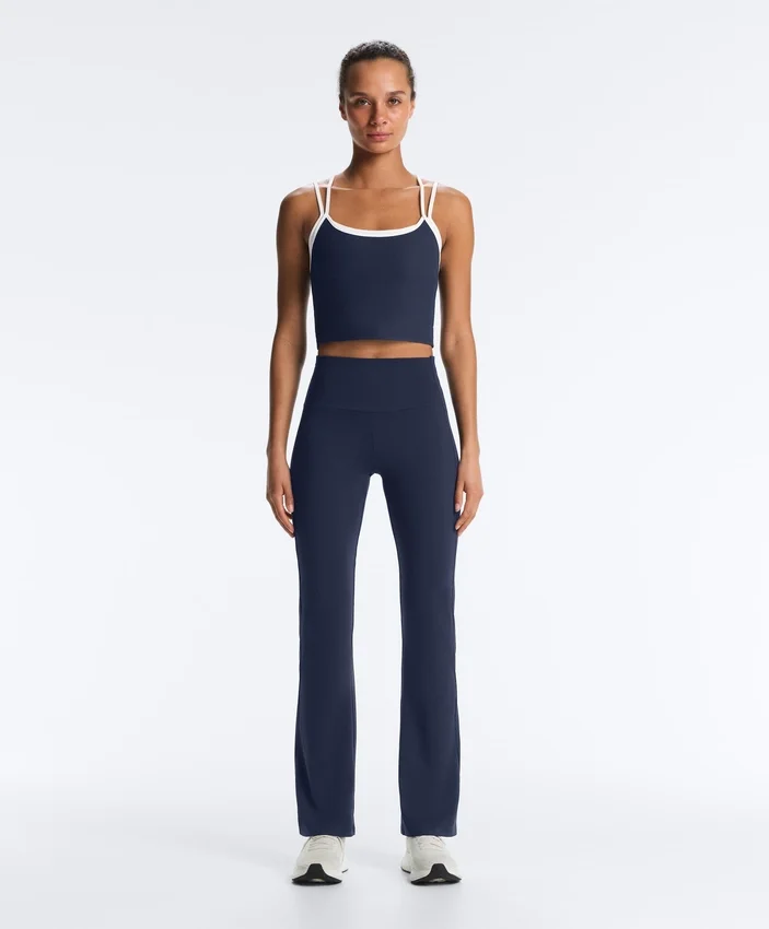 High-Rise Comfortlux Rib Flare Trousers High-Rise Comfortlux Rib Flare Trousers