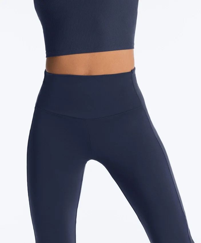 High-Rise Comfortlux Rib Flare Trousers High-Rise Comfortlux Rib Flare Trousers