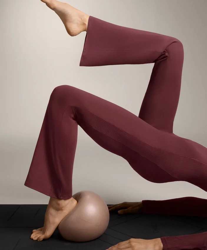 High-Rise Comfortlux Rib Flare Trousers High-Rise Comfortlux Rib Flare Trousers