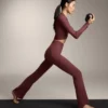 High-Rise Comfortlux Rib Flare Trousers High-Rise Comfortlux Rib Flare Trousers