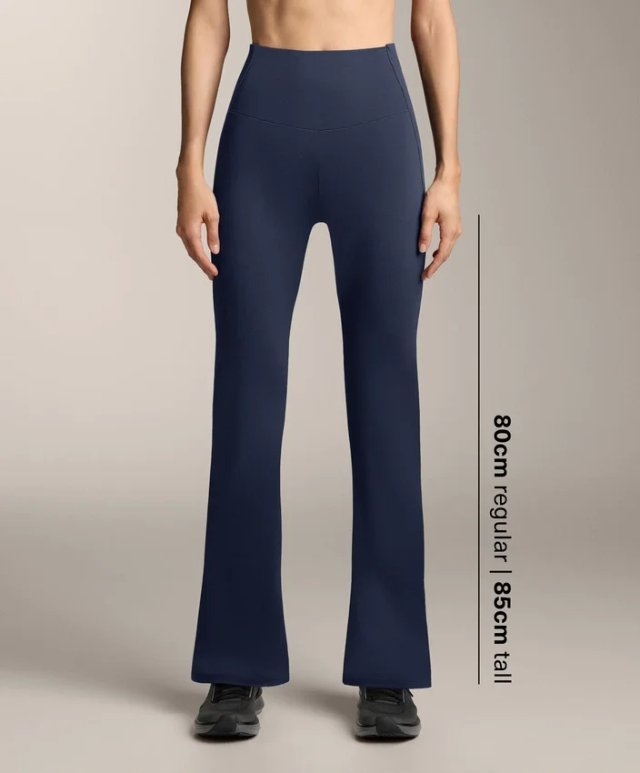 High-Rise Comfortlux Rib Flare Trousers High-Rise Comfortlux Rib Flare Trousers