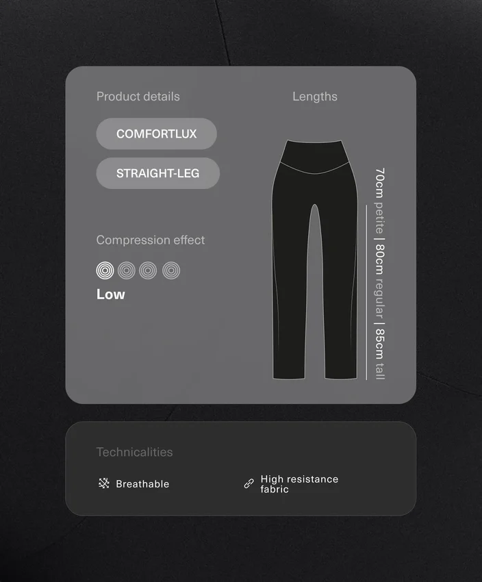 High-Rise Comfortlux Straight-Leg Trousers High-Rise Comfortlux Straight-Leg Trousers