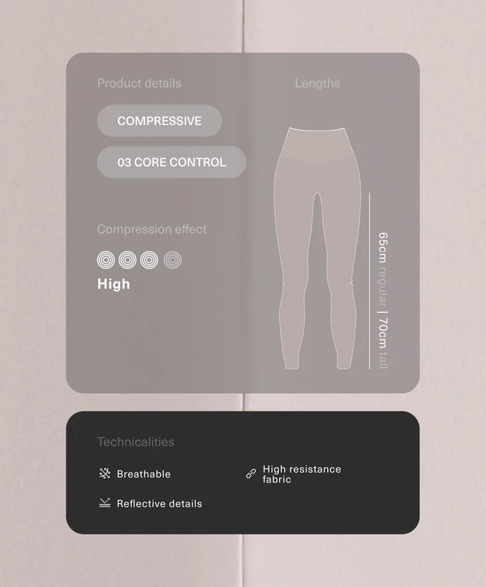 High Rise Compressive Contrast Ankle-Length Leggings High Rise Compressive Contrast Ankle-Length Leggings