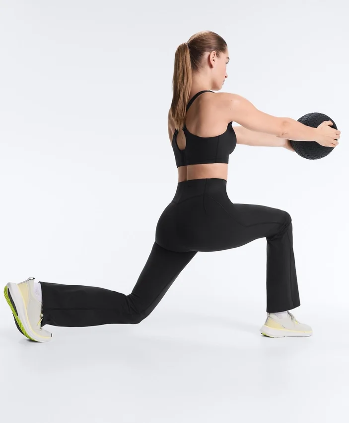 High-Rise Compressive Raise up Flare Trousers High-Rise Compressive Raise up Flare Trousers