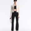 High-Rise Compressive Raise up Flare Trousers High-Rise Compressive Raise up Flare Trousers