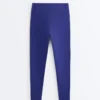 High Rise Compressive Reflective Ankle-Length Leggings High Rise Compressive Reflective Ankle-Length Leggings