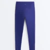 High Rise Compressive Reflective Ankle-Length Leggings High Rise Compressive Reflective Ankle-Length Leggings