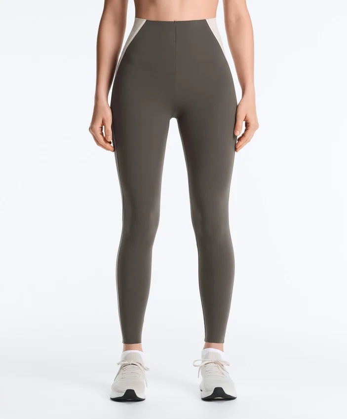 High-Rise Compressive Reflective Core Control Ankle-Length Leggings High-Rise Compressive Reflective Core Control Ankle-Length Leggings