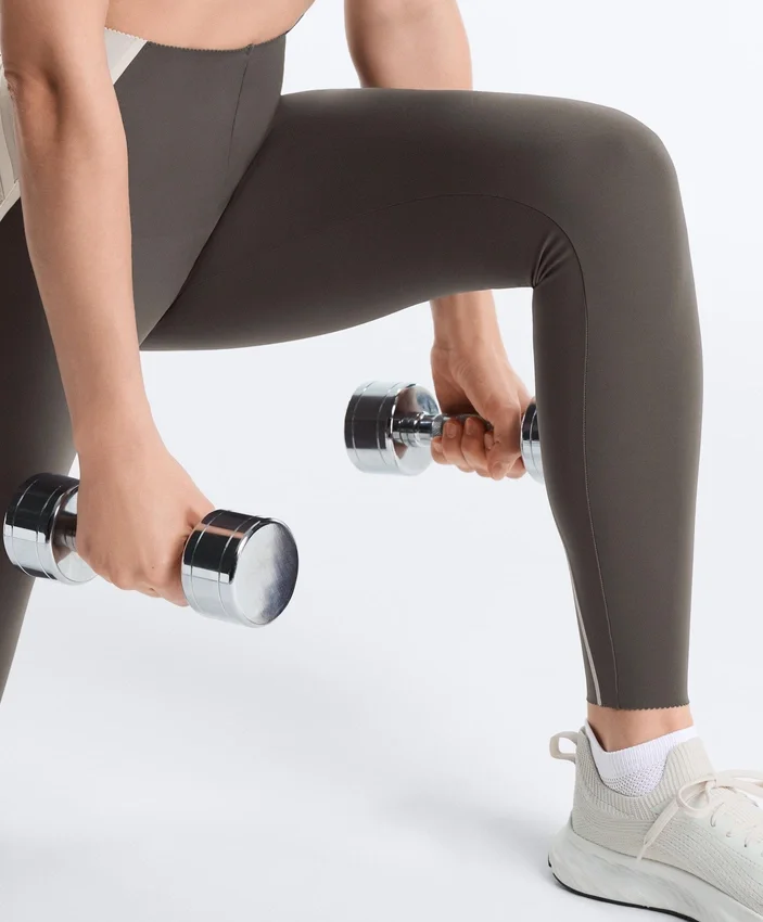 High-Rise Compressive Reflective Core Control Ankle-Length Leggings High-Rise Compressive Reflective Core Control Ankle-Length Leggings