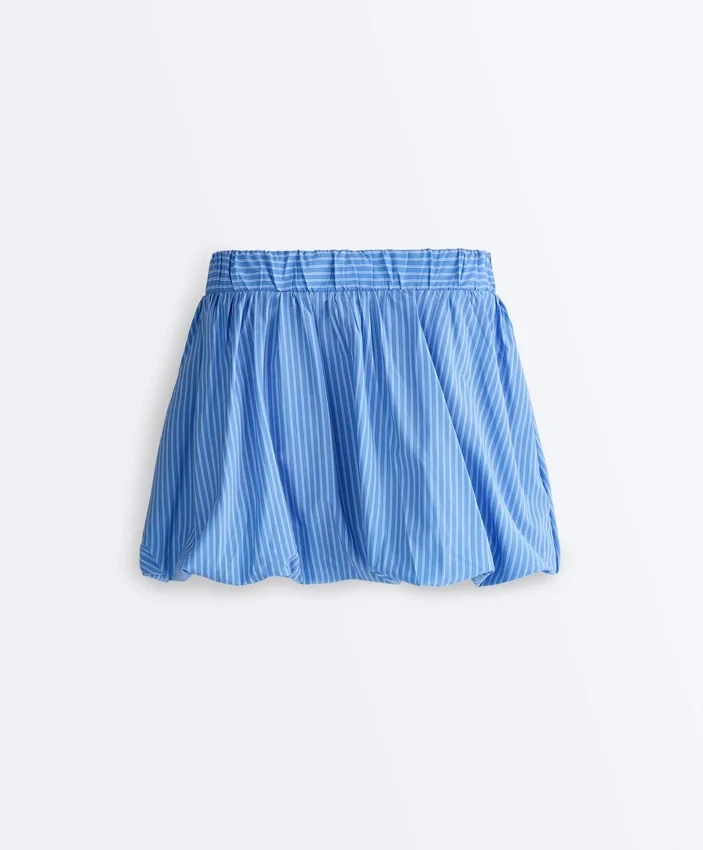 High Rise Compressive Stripe Balloon Skirt High Rise Compressive Stripe Balloon Skirt