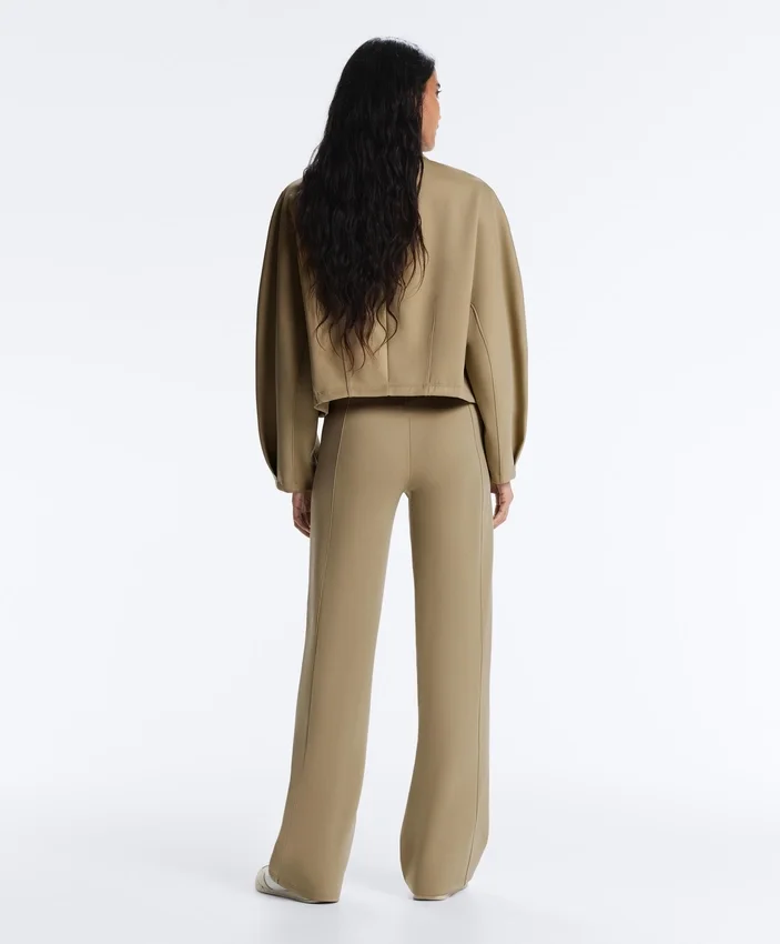 Boxy Neoprene-Effect Jacket Boxy Neoprene-Effect Jacket