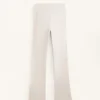 High Rise Warm Flare Trousers with Pockets High Rise Warm Flare Trousers with Pockets