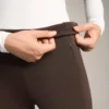 High Rise Warm Flare Trousers with Pockets High Rise Warm Flare Trousers with Pockets