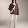 High Rise Warm Flare Trousers with Pockets High Rise Warm Flare Trousers with Pockets