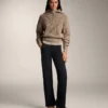 High-Rise Warm Straight-Leg Trousers High-Rise Warm Straight-Leg Trousers