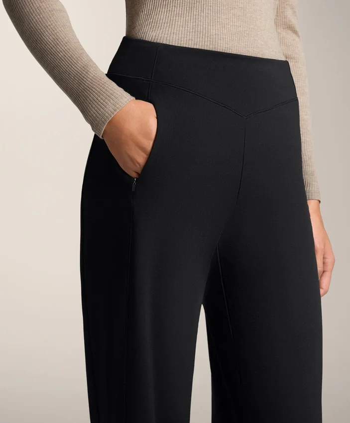 High-Rise Warm Straight-Leg Trousers High-Rise Warm Straight-Leg Trousers