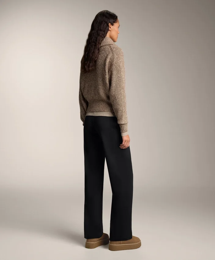 High-Rise Warm Straight-Leg Trousers High-Rise Warm Straight-Leg Trousers