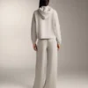 Hooded Jacket with Rib Details with Brushed Modal Hooded Jacket with Rib Details with Brushed Modal