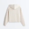 Hooded Piqué Cotton Jacket Hooded Piqué Cotton Jacket