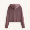 Hooded Rib-Knit Jacket Hooded Rib-Knit Jacket