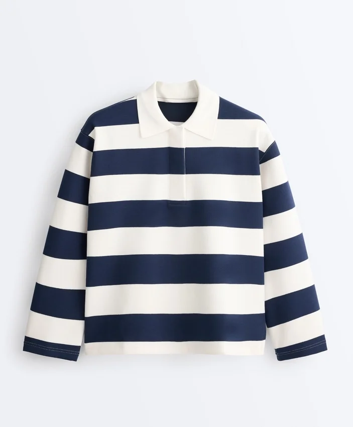 Jacquard Cotton Piqué Polo Shirt Jacquard Cotton Piqué Polo Shirt