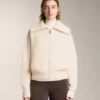 Knit Jacket with High Collar Knit Jacket with High Collar