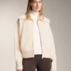 Knit Jacket with High Collar Knit Jacket with High Collar