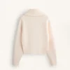 Knit Jacket with High Collar Knit Jacket with High Collar