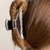 Large Hair Claw with Piping Large Hair Claw with Piping