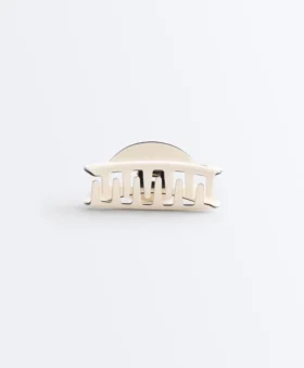 Large Hair Clip with Piping
