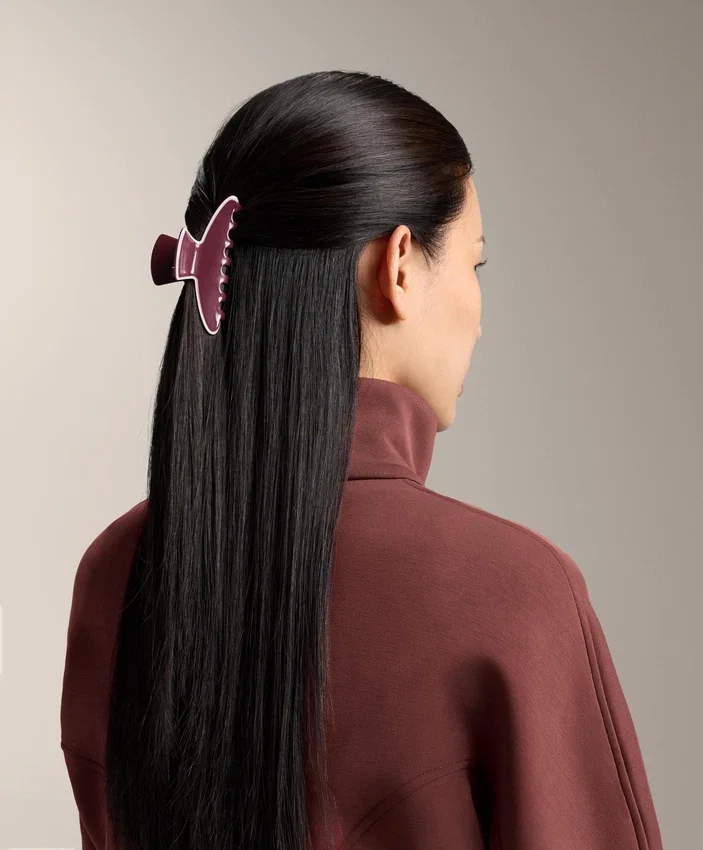 Large Hair Clip with Piping Large Hair Clip with Piping