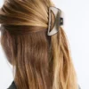 Large Hair Clip with Piping Large Hair Clip with Piping