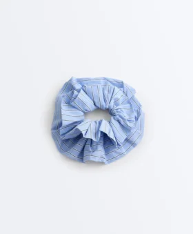 Large Mixed Stripe 100% Cotton Scrunchie Large Mixed Stripe 100% Cotton Scrunchie