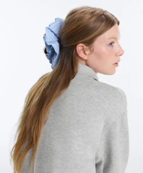 Large Mixed Stripe 100% Cotton Scrunchie Large Mixed Stripe 100% Cotton Scrunchie