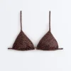 Leopard Print Triangle Bikini Top Leopard Print Triangle Bikini Top